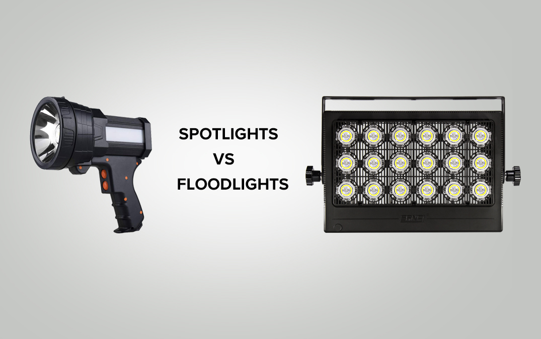 Outdoor Spotlights VS Outdoor Floodlights Which Is Better? 