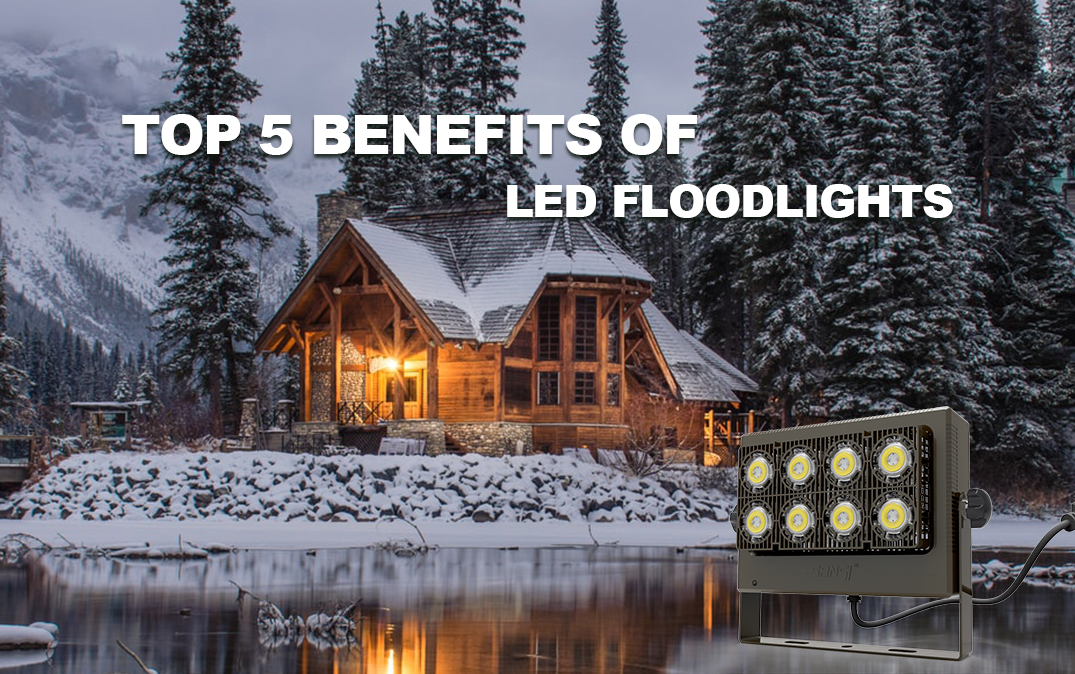 Top 5 Benefits of Outdoor LED Floodlights 