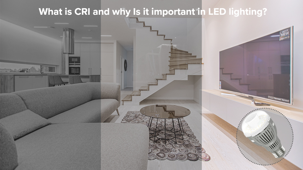 What is CRI and why is it important in LED lighting?