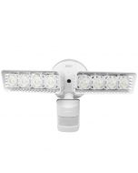 30W 3400lm 250W Equivalent 5000K LED Security Light White with Rectangle Heads